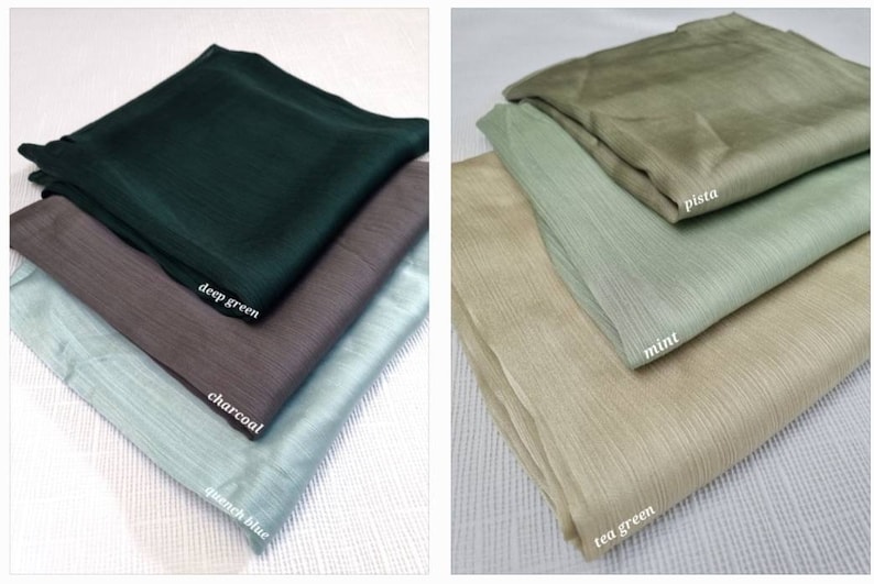 Lush Viscose Silk Scarf: Elegant Wrap, Lightweight Hijab image 9