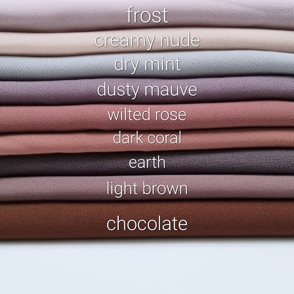 New Dubai Plain Chiffon Georgette Scarf Premium Quality Exclusive Colours