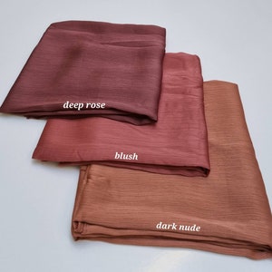 Lush Viscose Silk Scarf: Elegant Wrap, Lightweight Hijab image 4