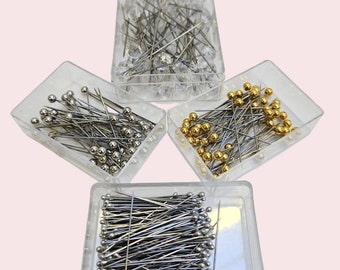 Hijab Pins Crystal Pins Thin Pins Round Head Pins