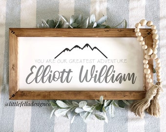 Baby Name Sign Etsy