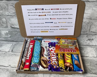 New Job - Leaving Gift Treat Box - Chocolate - Sorry your leaving