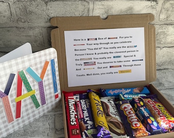 Well Done - Congratulations Treat Box Gift Chocolate Sweets