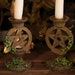 Forest Pentacle Candle Holder
