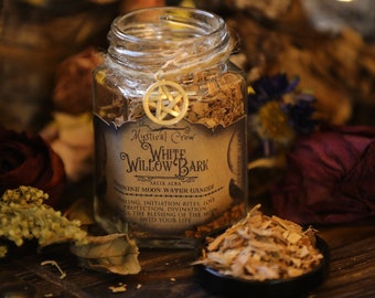 White Willow Bark Witch's Apothecary Jar