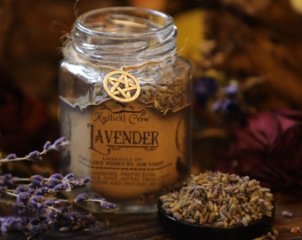 Lavender Witch's Apothecary Jar