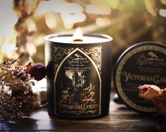 Victorian Garden  Dark Academia Candle Collection SOY