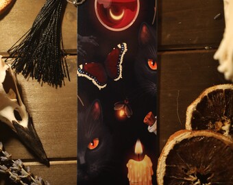 Witchcraft Cats & Candles Bookmark