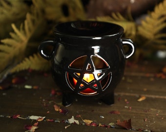 Pentacle Cauldron Oil Burner