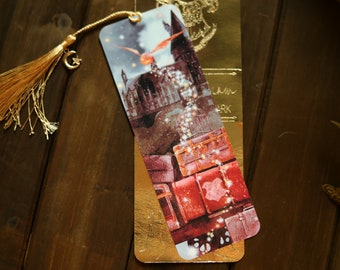 Magical Voyage  Handmade Watercolor Bookmark