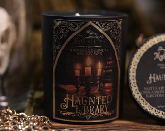 Haunted Library  Dark Academia Candle Collection SOY