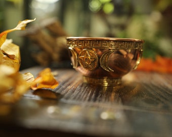 Pentacle Brass Bowl