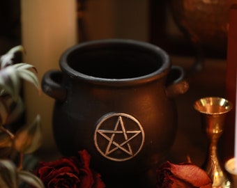 Pentacle Cauldron Planter/ Bowl