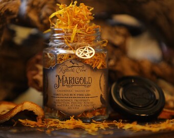 Marigold Witch's Apothecary Jar