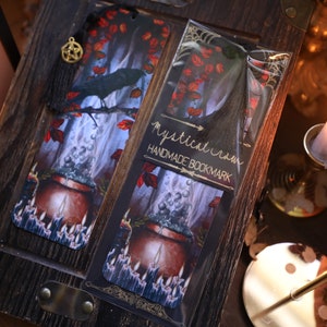 Cauldron in the Woods Bookmark for witches