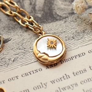 Moon Spirit Gold  Necklace