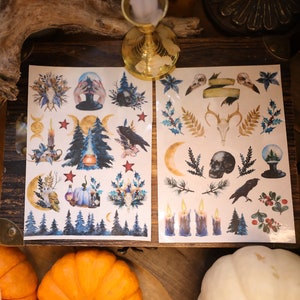 YULE zegeningen stickervel