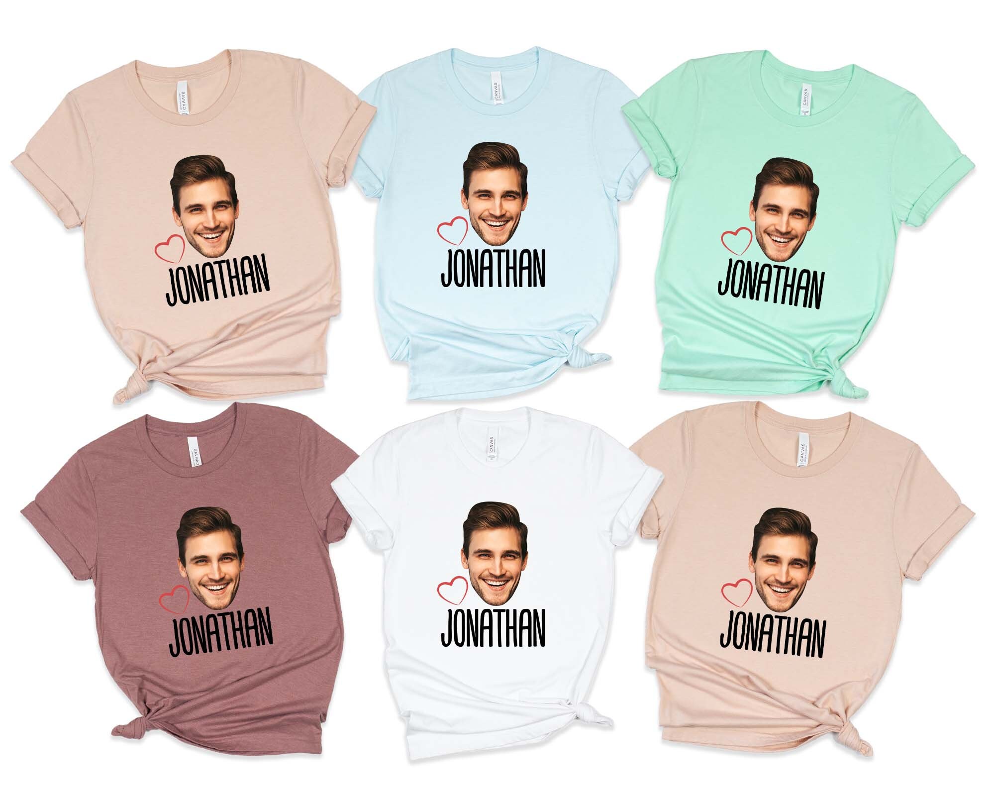 Custom Face Shirts Birthday Party 