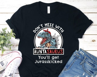 Jurassic Aunt Shirt - Etsy