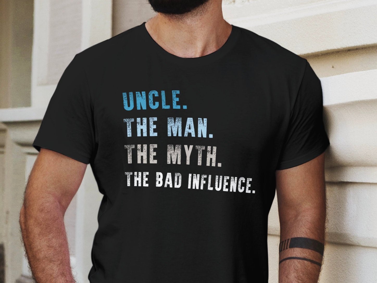 Uncle Shirt Uncle The Man The Myth The Bad Influence Shirt Uncle Birthday Gift shirt the myth the legend the man uncle gift uncle