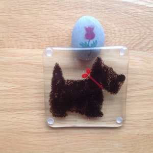 Fused Glass Scottie Dog Coaster image 7