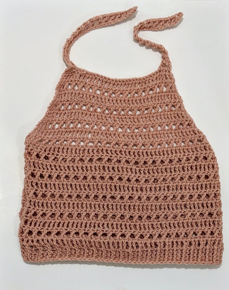 Twisty Tank Crochet Pattern / Halter Top Crochet Pattern / - Etsy