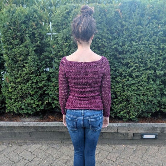 Sweet Pea Sweater Pattern / Crochet 