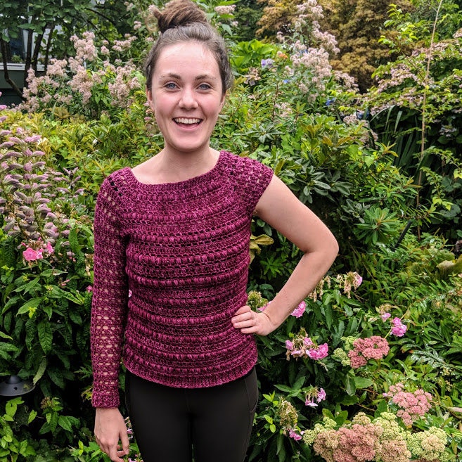 Sweet Pea Sweater Pattern Crochet Sweater Pattern Etsy