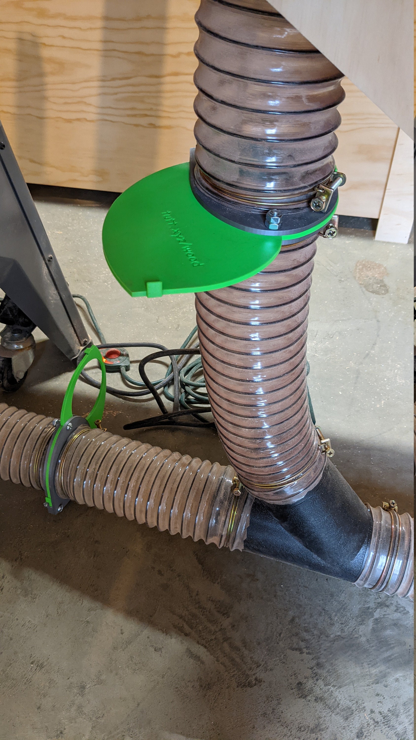 Dust Collection Blast Gates for 4inch PVC Sewer Pipe and Flex Hose