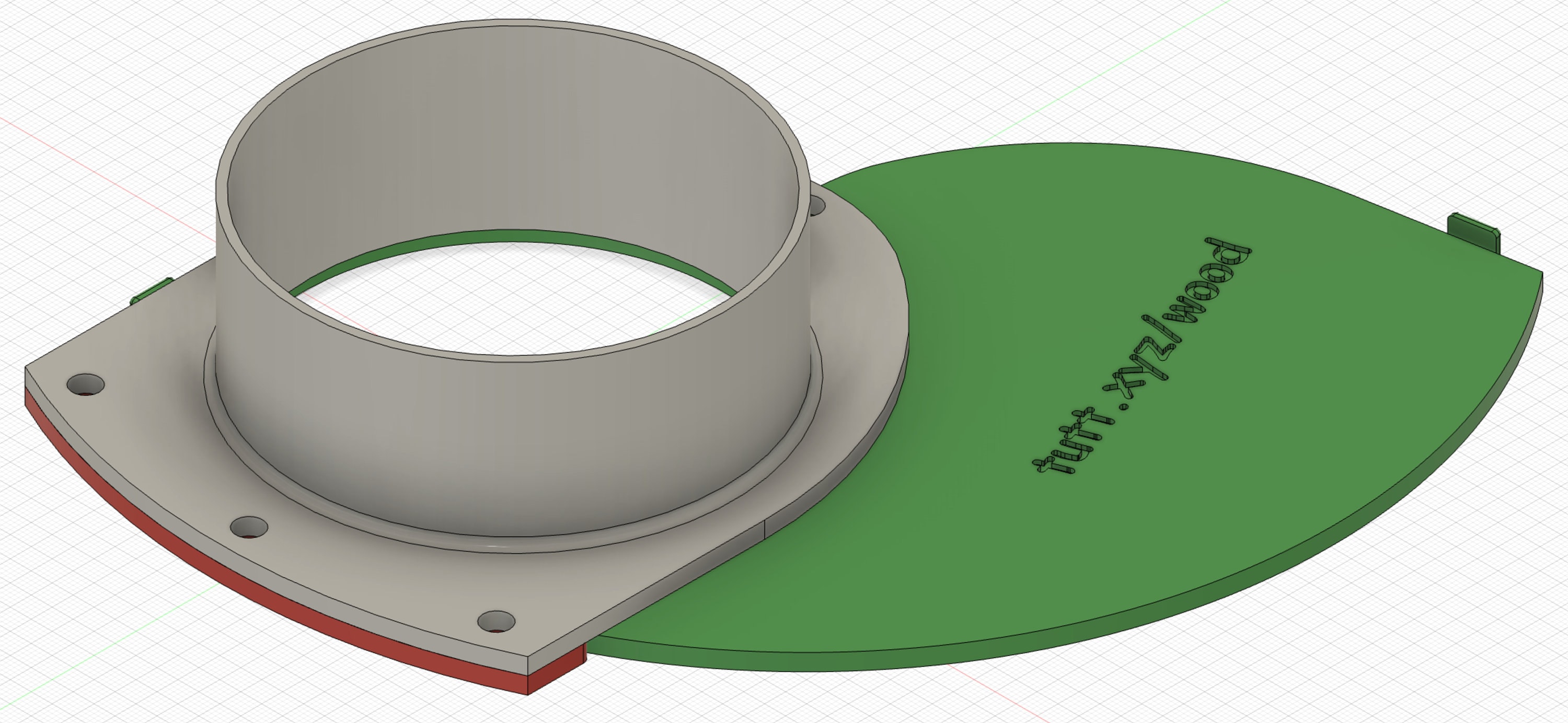 STL Files: Dust Collection Blast Gates for 4-inch PVC Sewer Pipe and Flex Hose - Woodworking models for 3d printer