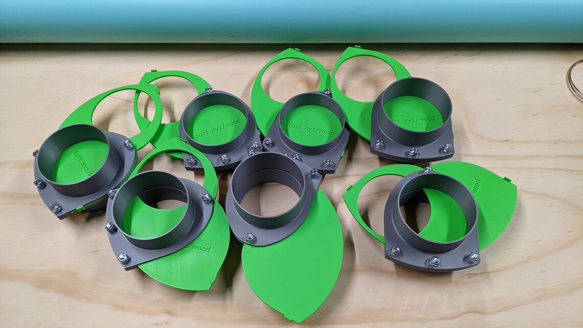 Dust Collection Blast Gates for 4inch PVC Sewer Pipe and Flex Hose