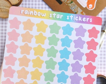 Stars and Sparkles Sticker Sheet Star StickersBujo StickersConfetti StickersPlanner Stickers