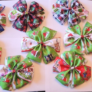 Grinch Bouque Bows