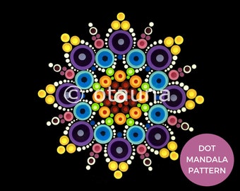 Diversity: PDF dot mandala pattern instructions