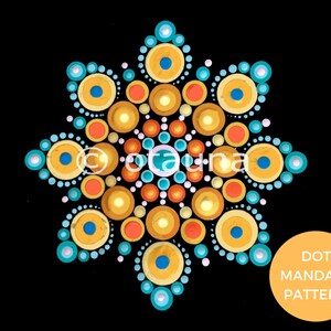 Friendship: PDF dot mandala pattern instructions