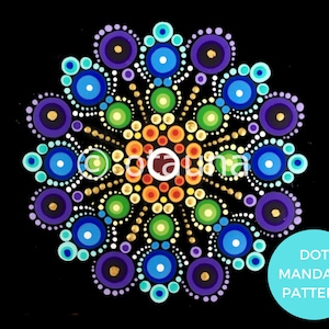 Strength: PDF dot mandala pattern instructions