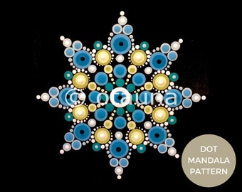 A Wish for 2018: PDF dot mandala pattern instructions