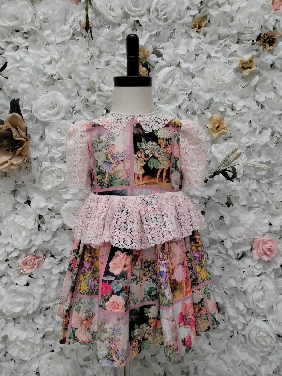 Toddler Flower Blue Fairy Dress
