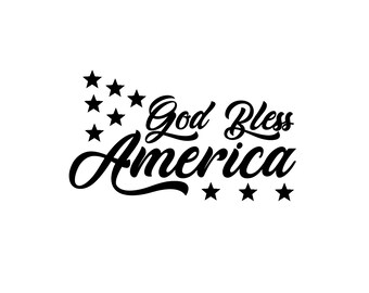 God bless america | Etsy