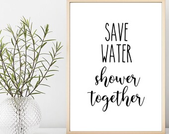 Funny Bathroom Art, Typography, Funny Art Print, Bathroom Wall Art, Bathroom Print, Toilette Humor, Bathroom Humor, Printable Art