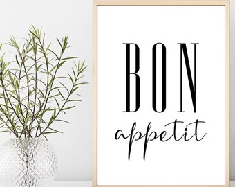 bon appetit kitchen home decor digital art