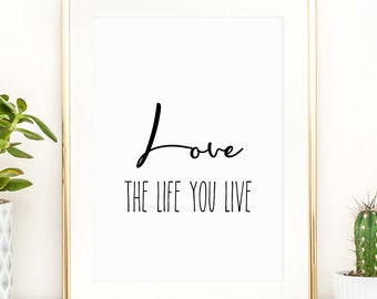 Love Digital Art, Home Wall Art, Love Wall Art, Digital Printable Art, Wall Art Life, Digital Print Design, Wall Art
