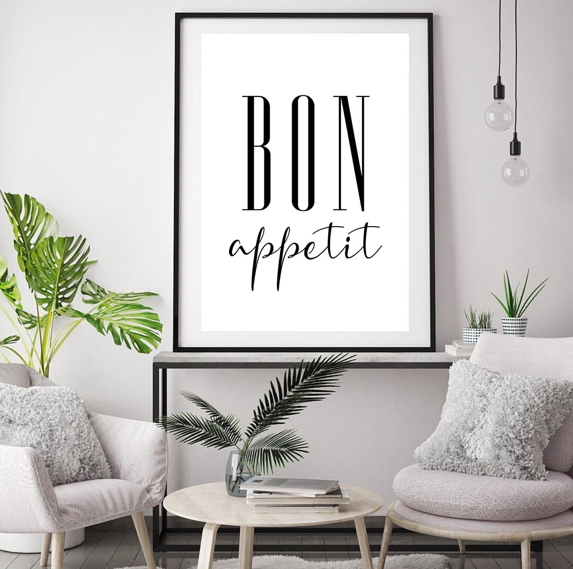 Bon Appetit Kitchen Home Decor Digital Art - Etsy