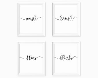 Funny Bathroom Art, Typography, Funny Art Print, Bathroom Wall Art, Bathroom Print, Toilette Humor, Bathroom Humor, Printable Art