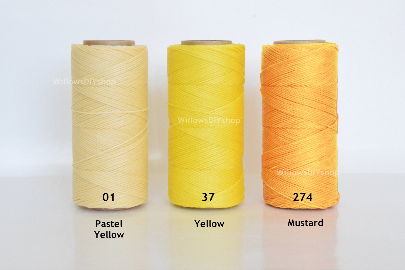 Limbas For Thread 5 Yards - 15 Feet Linhasita 1mm Wax Polyester Craft Cord Thread Macrame ...