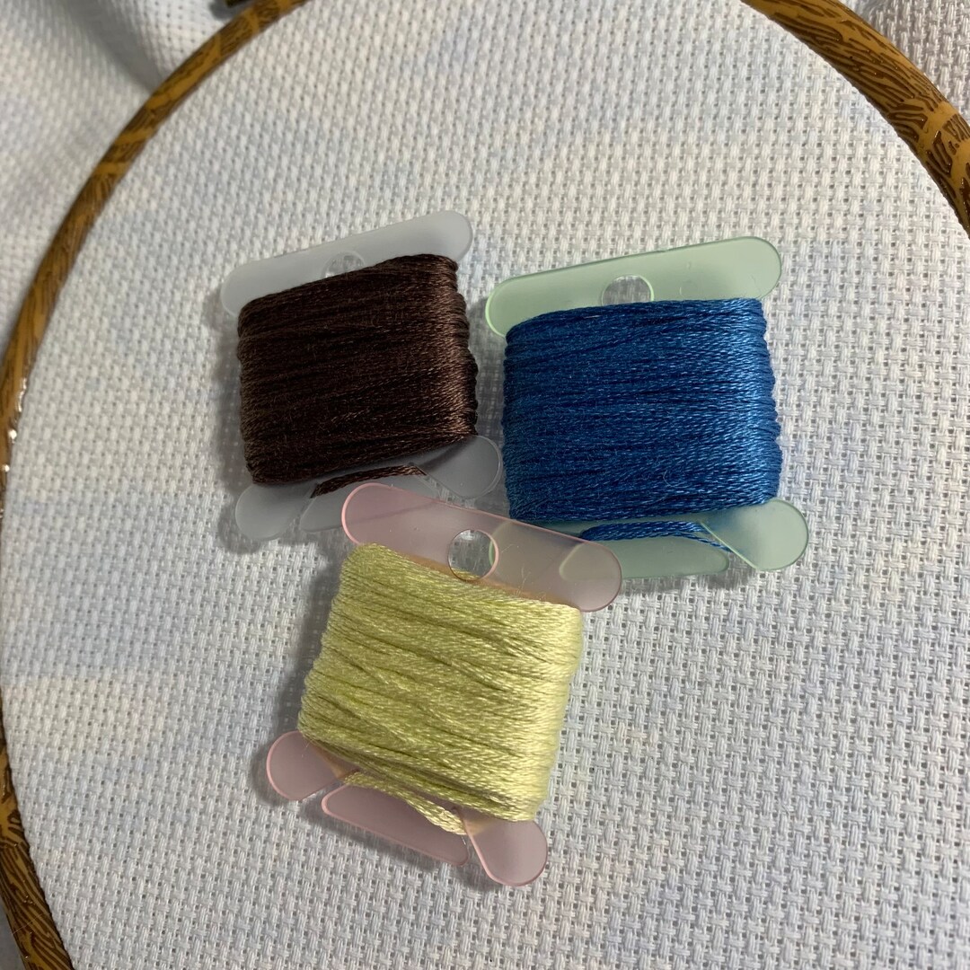 Plastic Floss Bobbins for Embroidery Floss & Thread Etsy