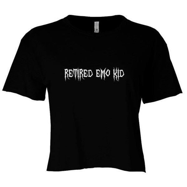 Retired Emo Kid Crop Tee