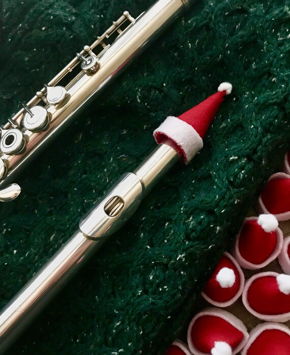Flute Santa/holiday Hat Etsy