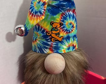 Grateful Dead Gnome tie dye hat