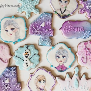 Frozen Inspired Cookies (1 Dozen)